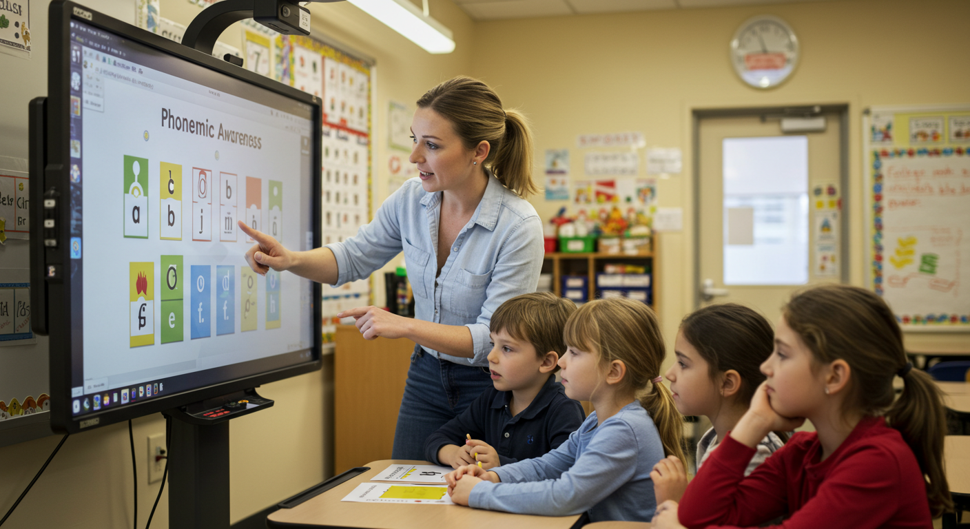 Phonemic Awareness for Kids Using Interactive Devices Tres AIT Campus